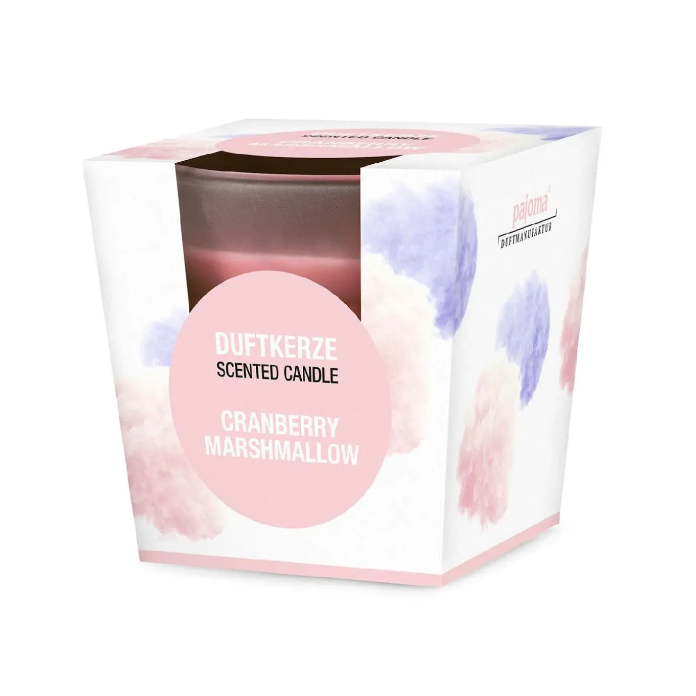 Duftkerze Im Glas, Cranberry-Marshmallow