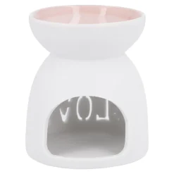 Duftlampe Motiv, Love/weiß/rosa, 9.5 Cm