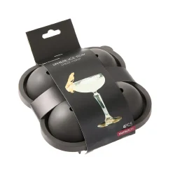 Eiswürfelform Kugel, Schwarz