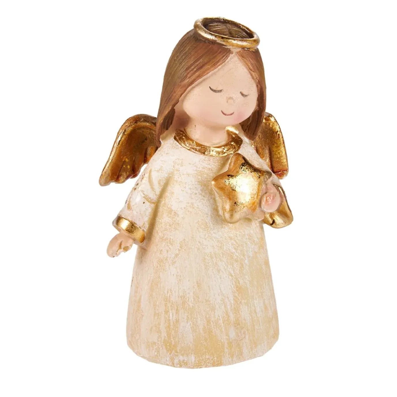 Engel Mit Flügel, Stern, 13.5 Cm