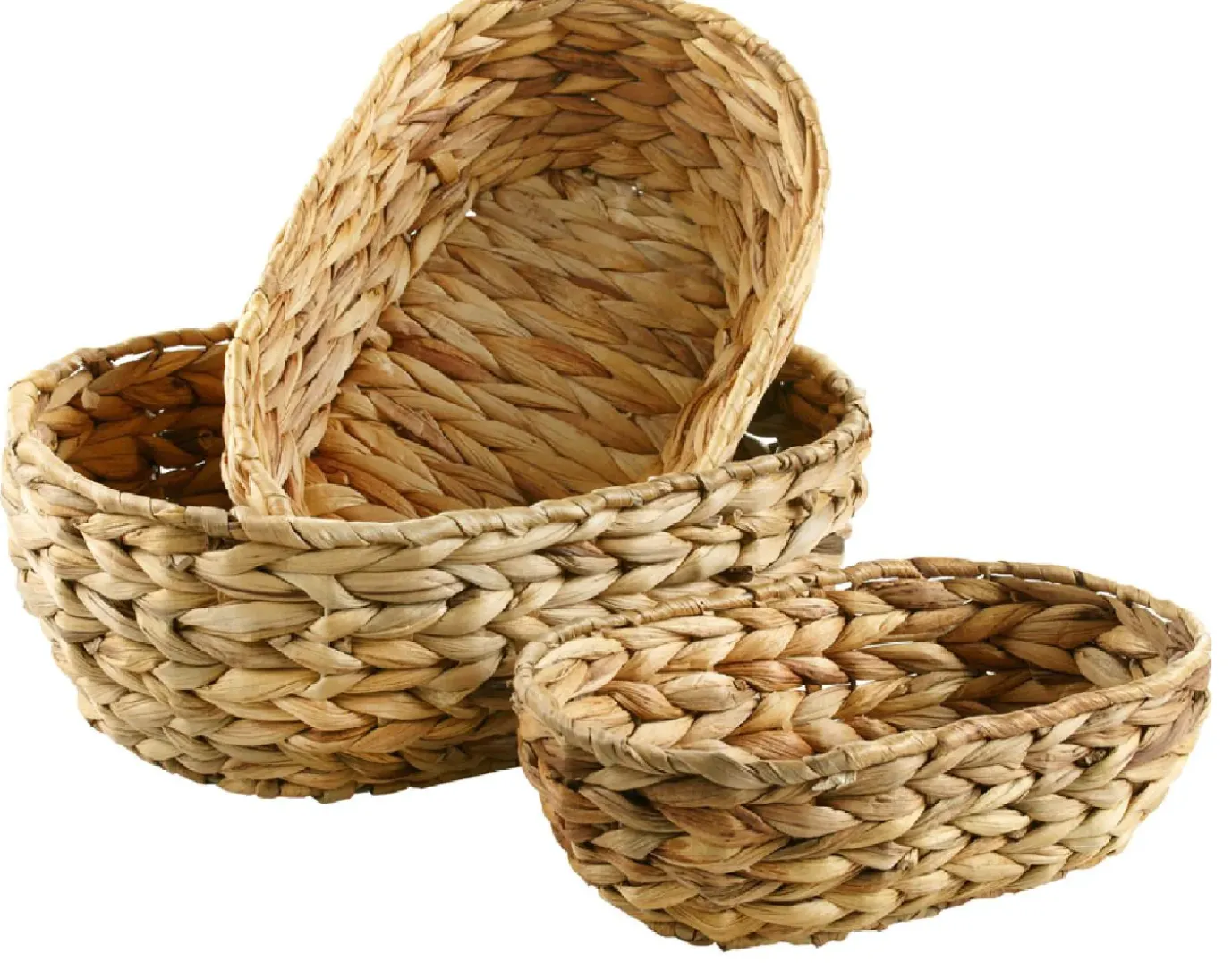 3er Set Aufbewahrungskorb, Oval