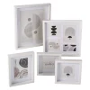 5er Set Bilderrahmen, Weiß