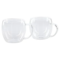 2er Set Doppelwand-Espressoglas, 80 Ml