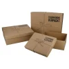 3er Set Geschenkkarton Kraft, Eigenhändig Verpackt