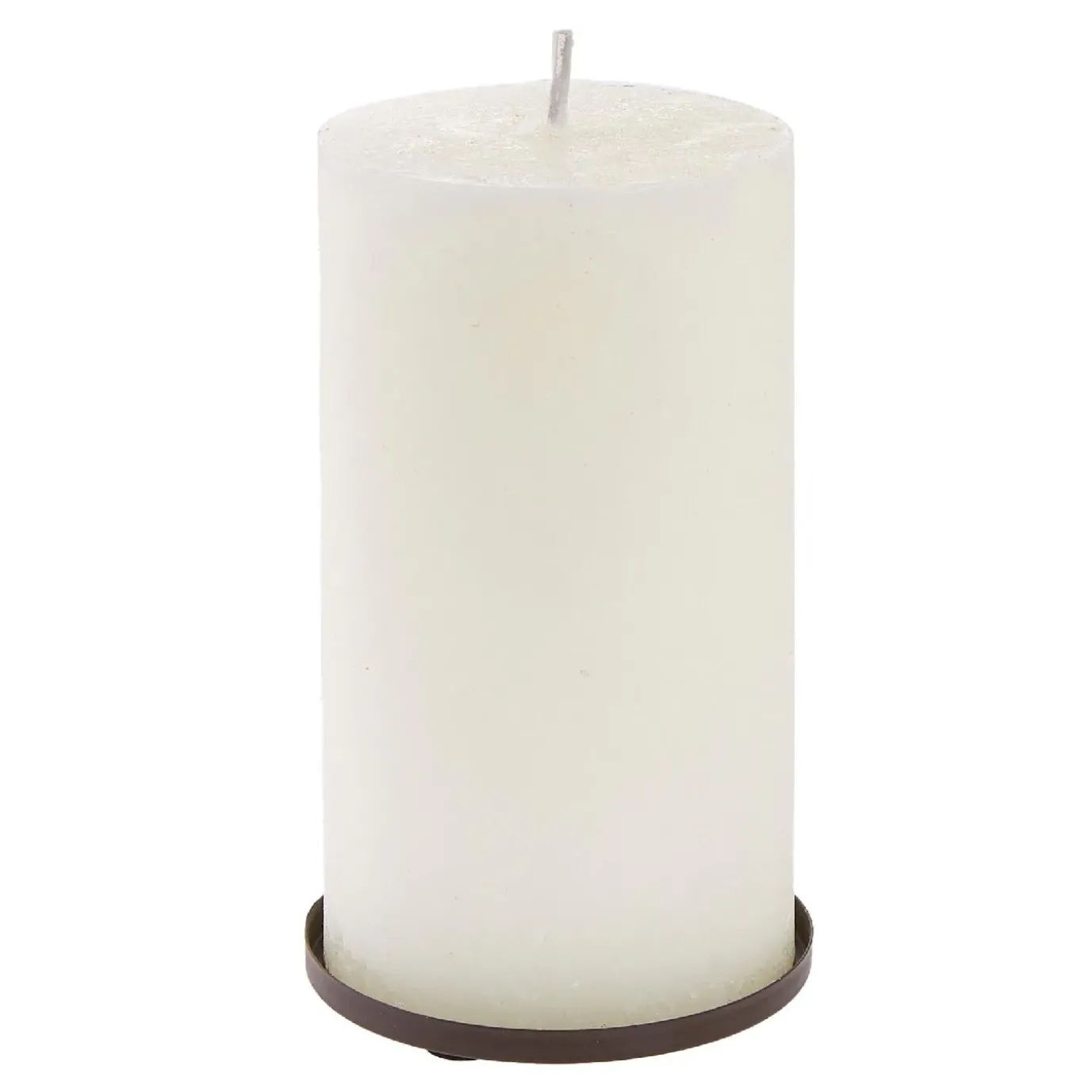 4er Set Kerzenuntersetzer, Matt Braun