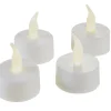 4er Set LED-Teelicht Mit Timer