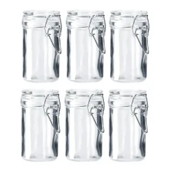 6er Set Vorratsglas Mit Bügelverschluss, 75 Ml