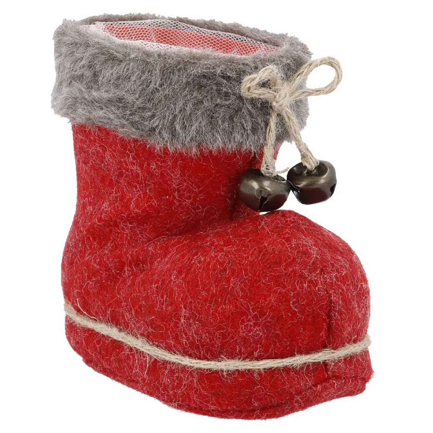 Fellstiefel, Rot, 14 Cm