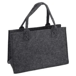 Filztasche, Dunkelgrau, 28 X 14 X 18 Cm