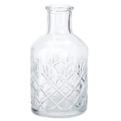 Flaschen-Vase Rauten, Bauchig