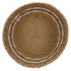 Flechtkorb Streifen, Natur/weiß, 35 X 30.5 Cm