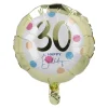 Folienballon Geburtstag, 30, 45 Cm