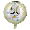 Folienballon Geburtstag, 50, 45 Cm