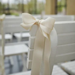 Geschenkband Satin, Creme, 25 Mm X 3 M