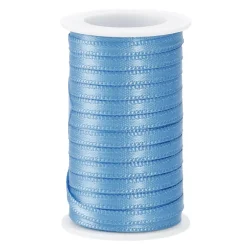 Geschenkband Satin, Hellblau, 3mm X 10m