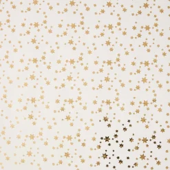 Geschenkpapier Prägung, Sterne/creme, 2 M