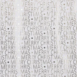 Geschenkpapier Prägung/Schrift, Creme/gold, 2 M