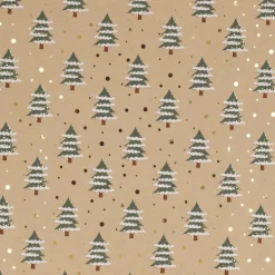 Geschenkpapier Xmas-Motiv, Baum, 2 M