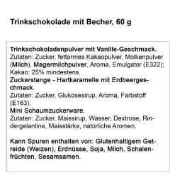 Geschenk-Set Trinkschokolade + Becher, Haus/Fahrrad