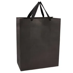 Geschenktüte Edel, Schwarz, 26 X 32 Cm