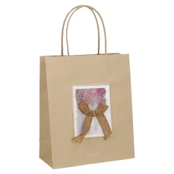 Geschenktüte Mit Karte, Love, 21 X 25.5 Cm