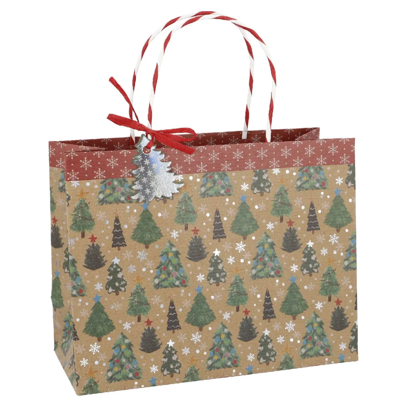 Geschenktüte Motiv, Baum, 23 X 18 Cm