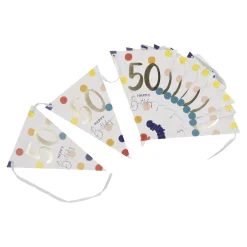 Girlande Geburtstag, 50, 300 Cm