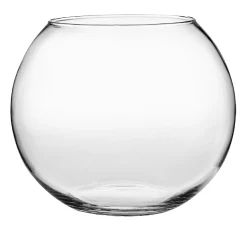 Glas-Kugelvase, Höhe 27 Cm