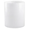 Glas-Vase Zylinder/Opal, Weiß, 12 X 14 Cm