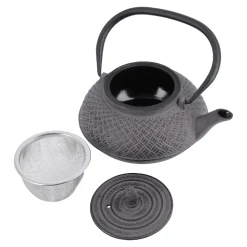 Gusseisen Teekanne, Grau