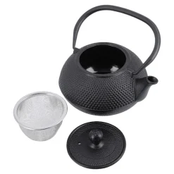 Gusseisen Teekanne, Schwarz