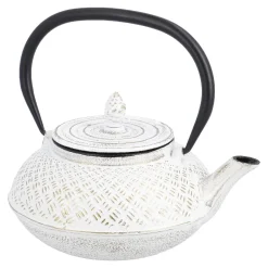 Gusseisen Teekanne, Weiß