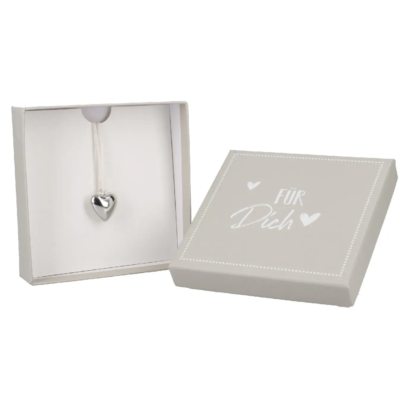 Gutscheinbox Für Dich/grau, 11 X 11 Cm