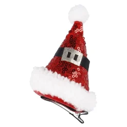 Haarclip Weihnachten/Mütze, Gürtel/rot