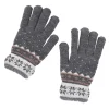 Handschuhe Schneeflocke, Grau
