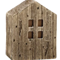 Haus Rustik, Dunkelbraun, 9.5 Cm