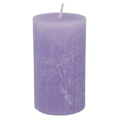Kerze Rustik, Lara, Lavendel, 12 Cm