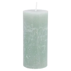 Kerze Rustik, Lara, Salbei, 15 Cm