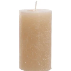 Kerze Rustik, Lara, Sand, 12 Cm