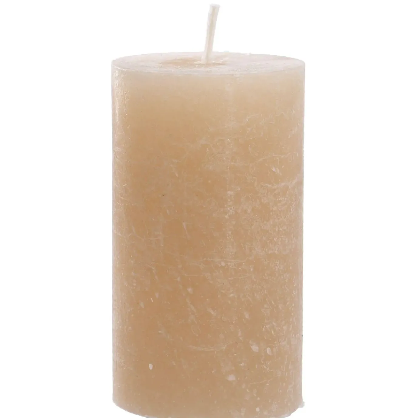 Kerze Rustik, Lara, Sand, 12 Cm