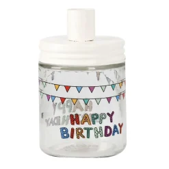 Kerzenhalter Geburtstag, Schraubglas