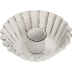 Kerzenständer Mini, Stabkerze, Weiß, Hoch