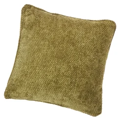 Kissen Chenille, Grün, 45 X 45 Cm