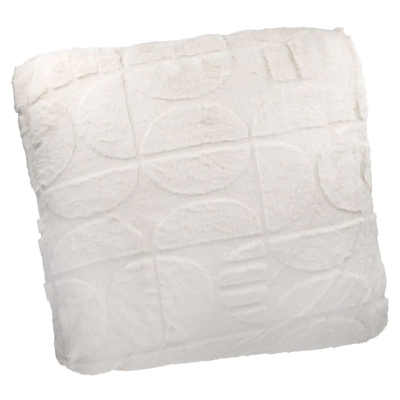 Kissen Design, Creme, 45 X 45 Cm