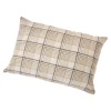 Kissen Karo, Beige/groß, 60 X 40 Cm