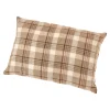 Kissen Karo, Taupe/groß, 60 X 40 Cm