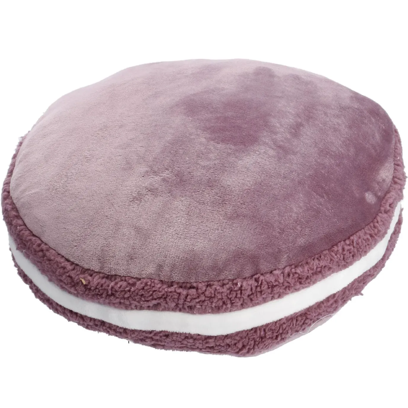 Kissen Macaron, Lila, 40 X 12 Cm