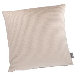 Kissen Samt-Rillen, Sand, 45 X 45 Cm