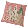 Kissen Xmas-Muster, Tanne/Streifen, 45 X 45 Cm