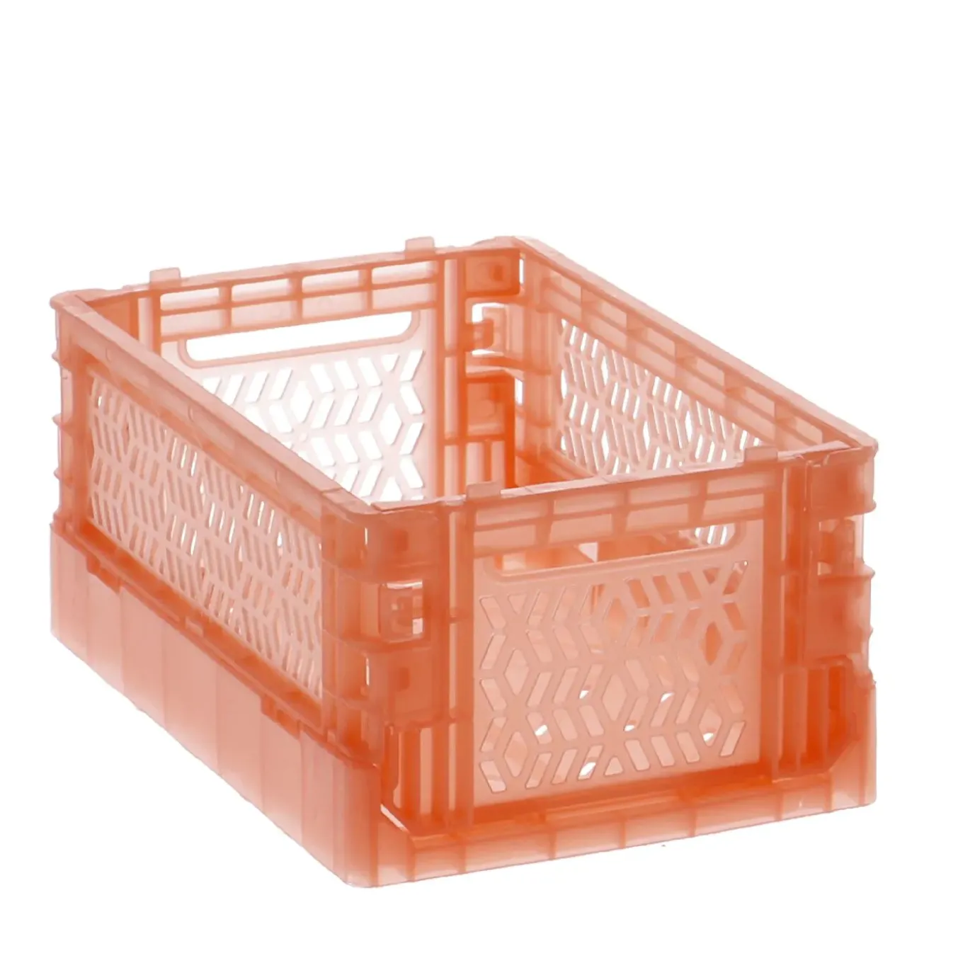 Klappbox Transparent, 15 X 9.5 X 6.5 Cm, Coralle